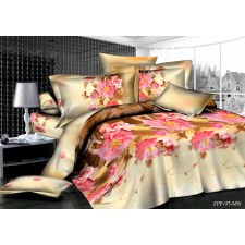 «Цветущий сад/097» комплект постельного белья с 3D-фотопечатью из сатина 